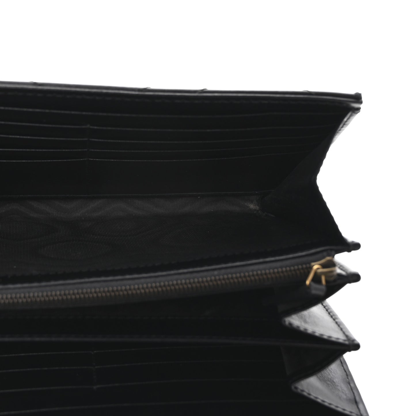 Calfskin Matelasse GG Marmont Chain Wallet Black