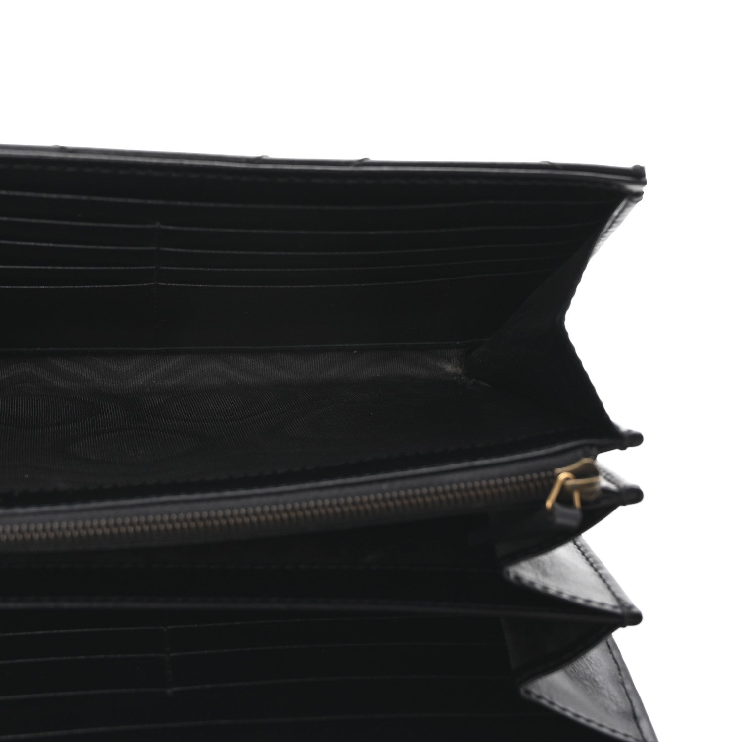 Gucci Calfskin Matelasse GG Marmont Chain Wallet Black 5 of 10