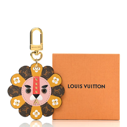 Louis Vuitton Monogram Fun Face Lion Bag Charm 4 of 4