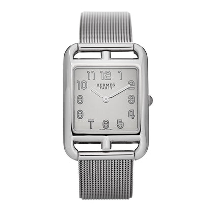 Hermes Stainless Steel 29mm Cape Cod Double Tour Quartz Watch Silver 1 of 5