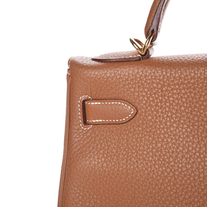 Hermes Togo Kelly Retourne 32 Gold 12 of 38
