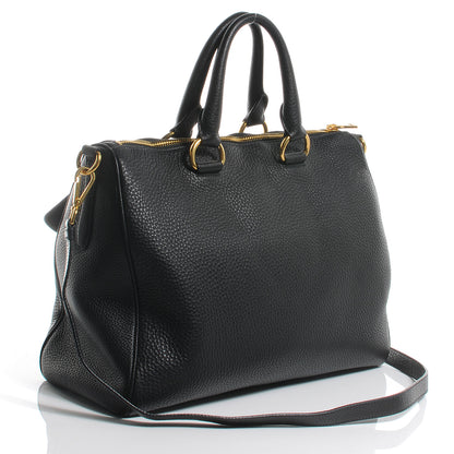 Prada Vitello Daino Shoulder Bag Nero Black 3 of 10