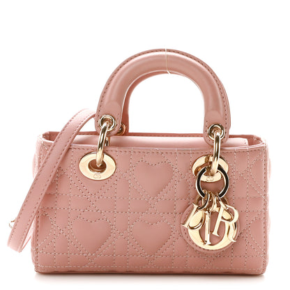 Christian Dior Lambskin Cannage Dioramour Micro Lady D-Joy Melacoton 1 of 10