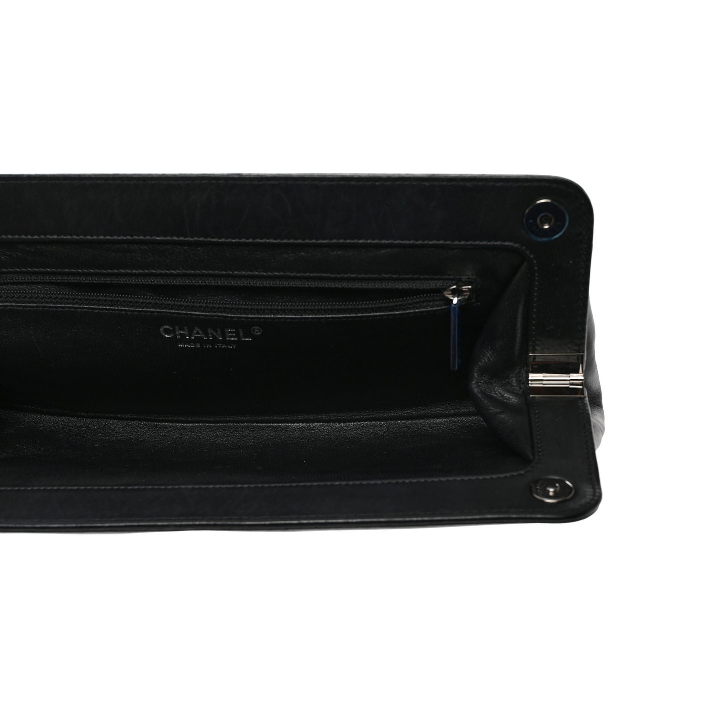 Lambskin Quilted Clutch Black