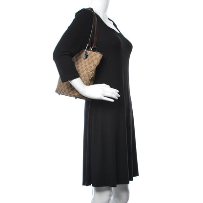 Gucci Monogram Small Eclipse Tote Brown 2 of 15