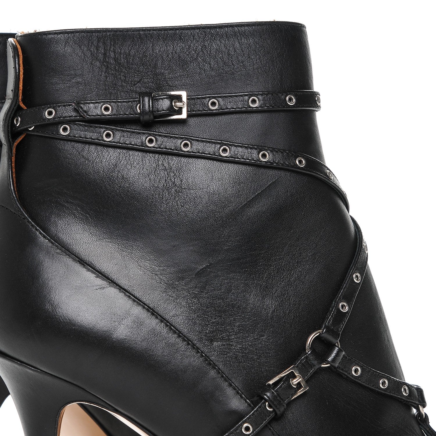 Valentino Garavani Nappa Love Latch 100mm Ankle Boots 41 Black 5 of 8