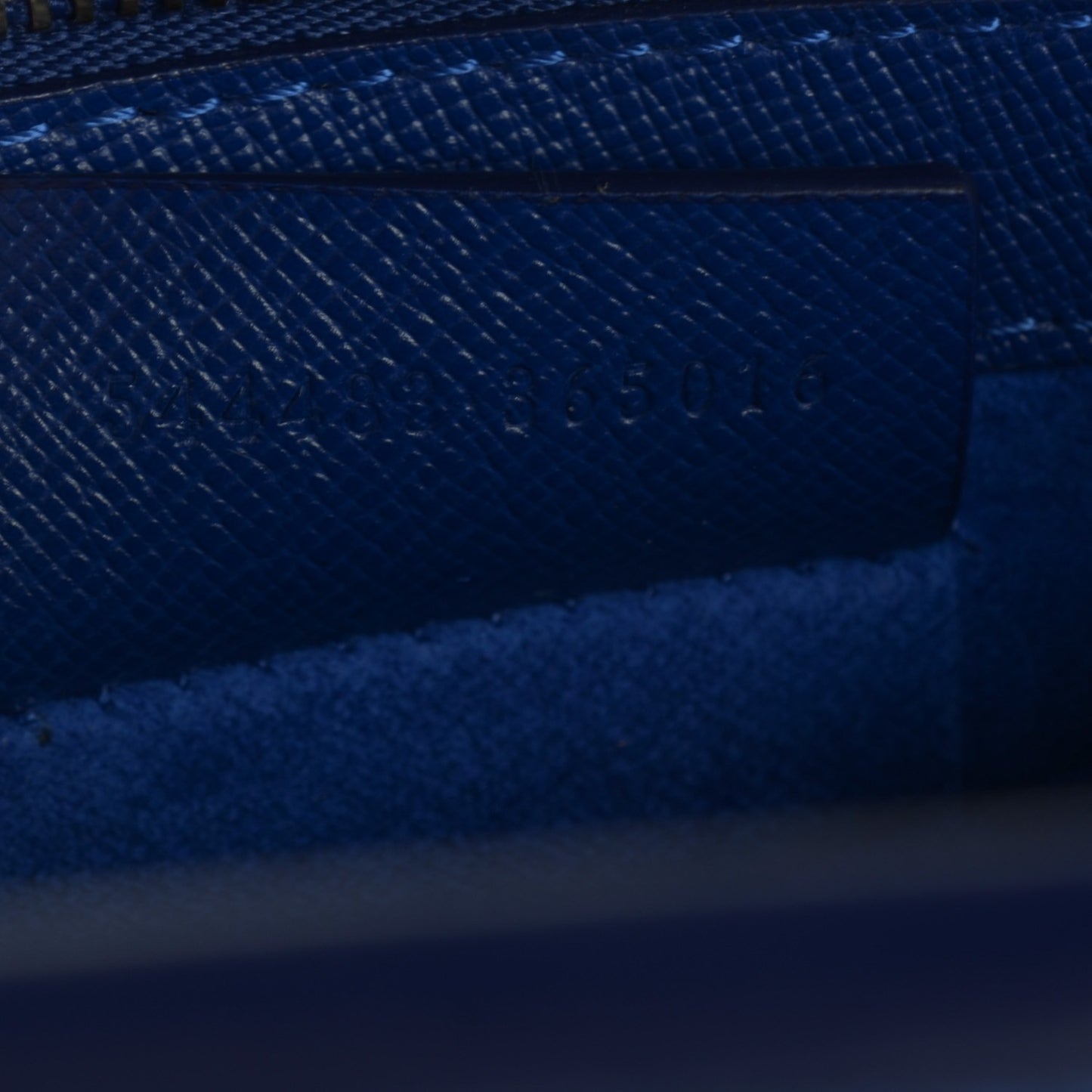 Grain Calfskin Small Heroine Blue