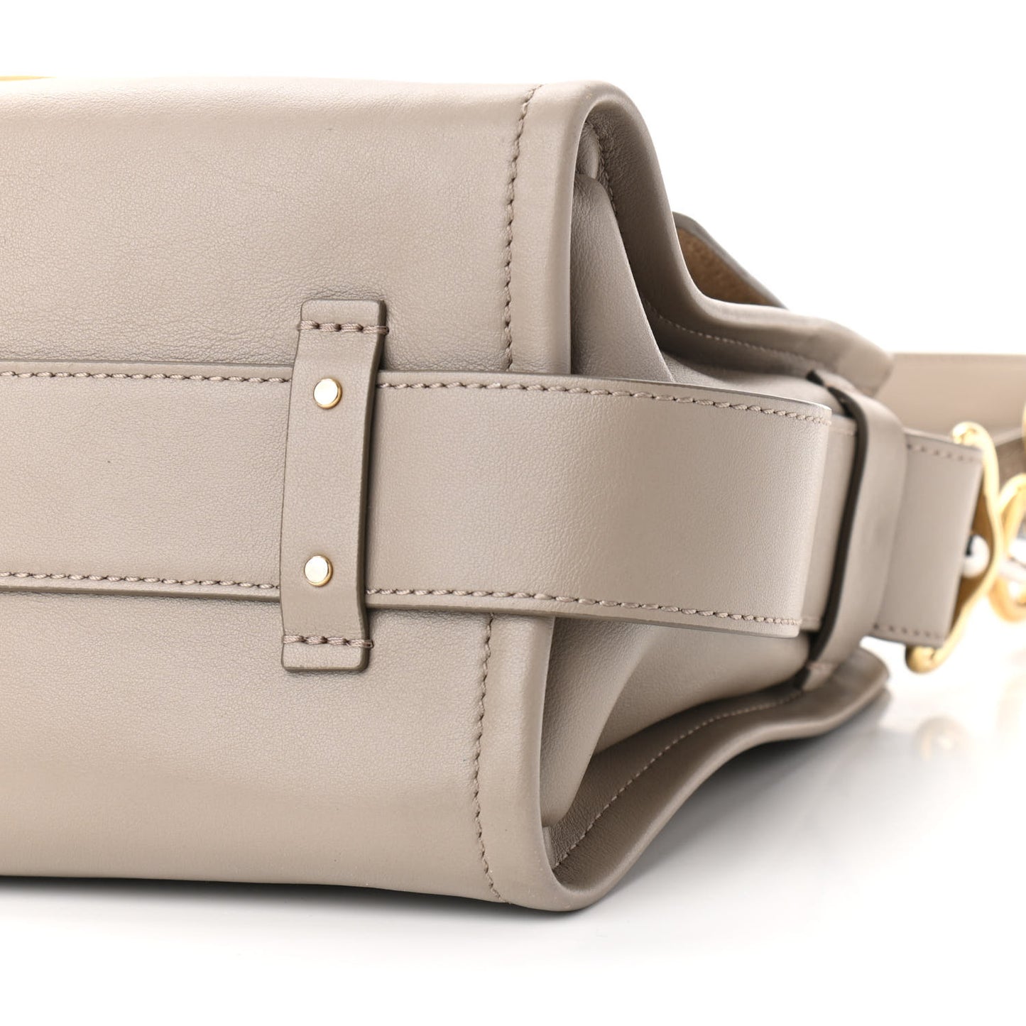Calfskin Small Tess Day Bag Motty Grey
