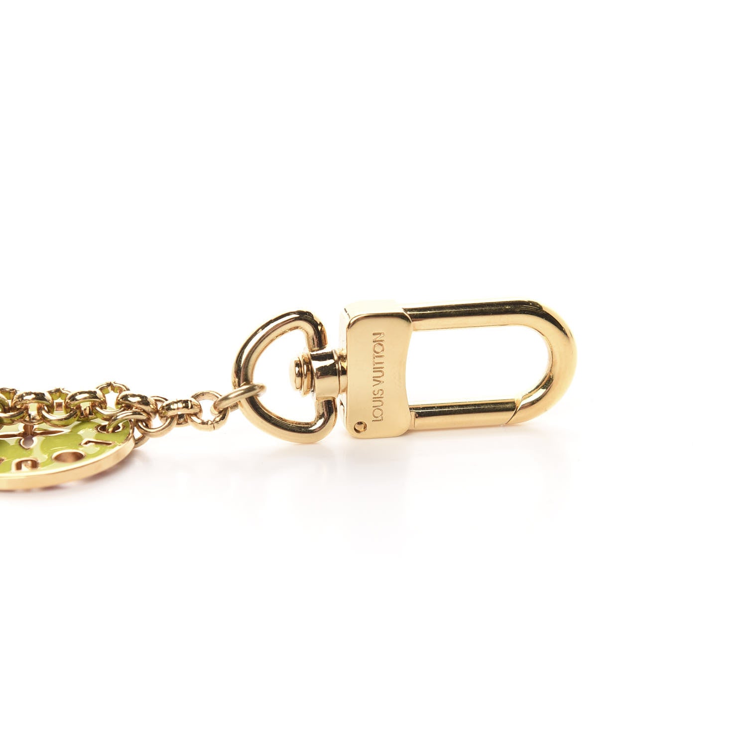 Louis Vuitton Enamel Looping Key Chain Bag Charm Multicolor 3 of 5