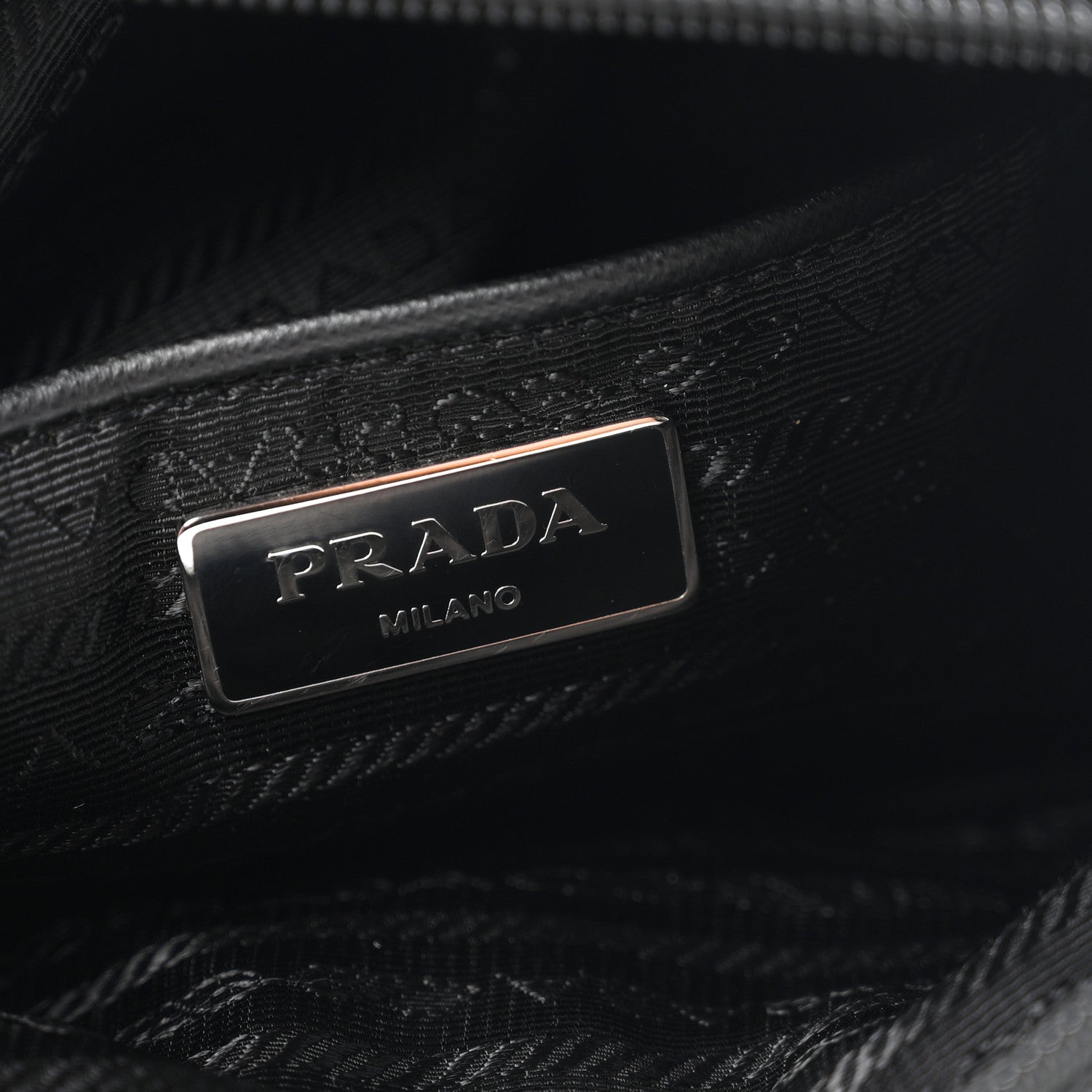 Prada Nylon Vela Messenger Bag Black 6 of 11