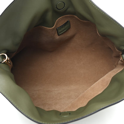 Loewe Calfskin Small Flamenco Knot Bag Avocado Green 5 of 9