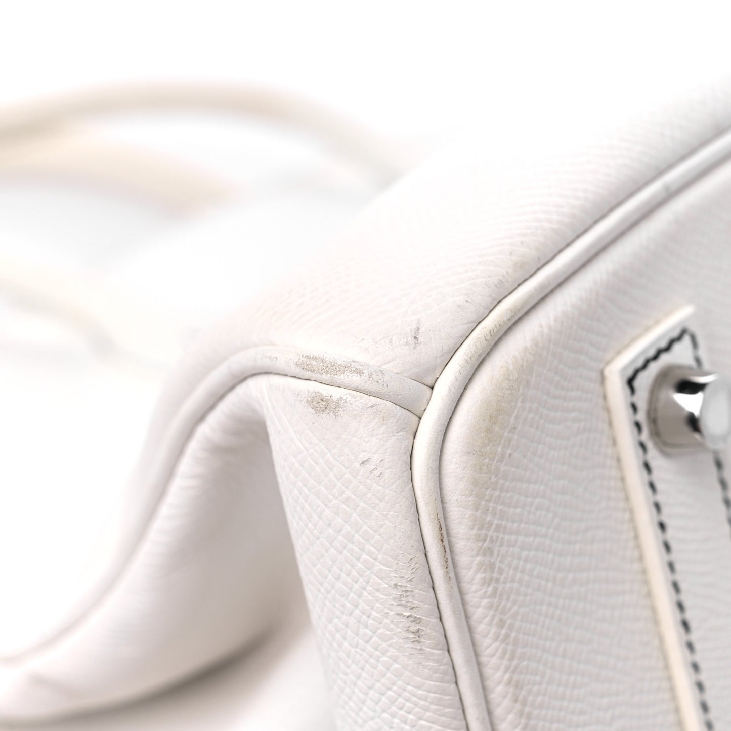 Epsom Horseshoe Birkin 35 White