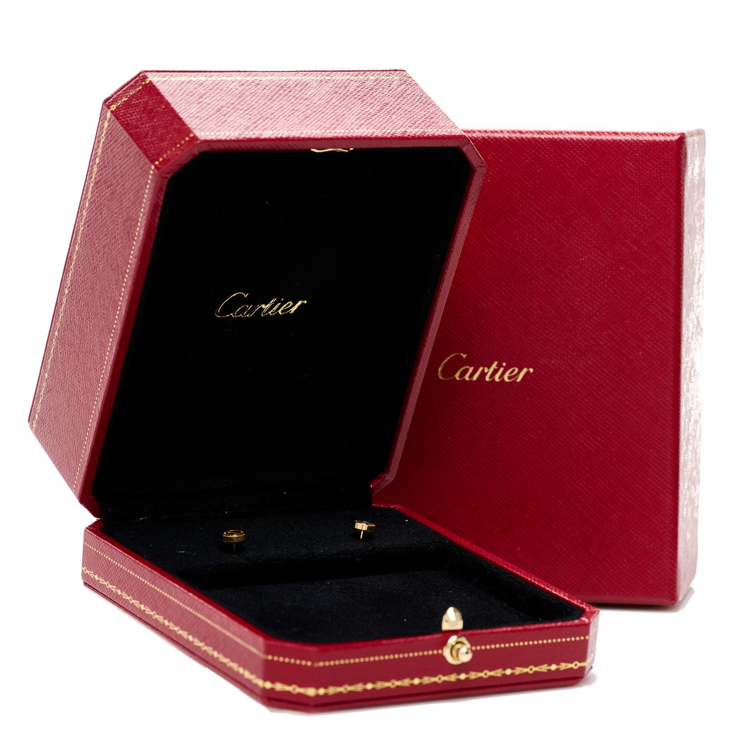 Cartier 18K Yellow Gold LOVE Earrings 5 of 5