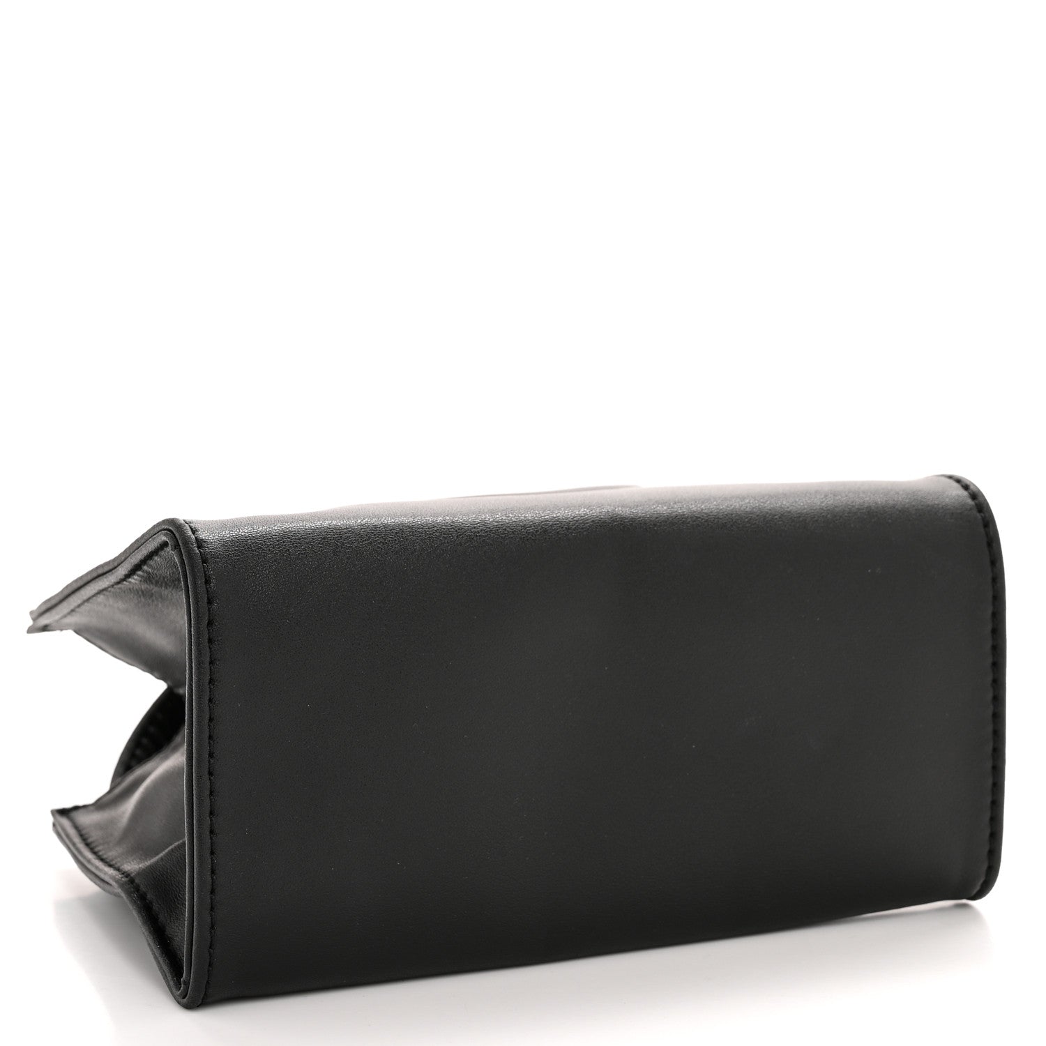 Telfar Vegan Leather Small Shopping Bag Black 1791757 – FASHIONPHILE