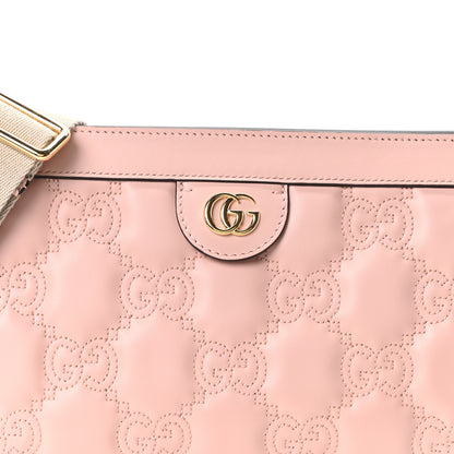 Gucci Calfskin GG Matelasse Small Slim Chain Shoulder Bag Perfect Pink Natural 8 of 10