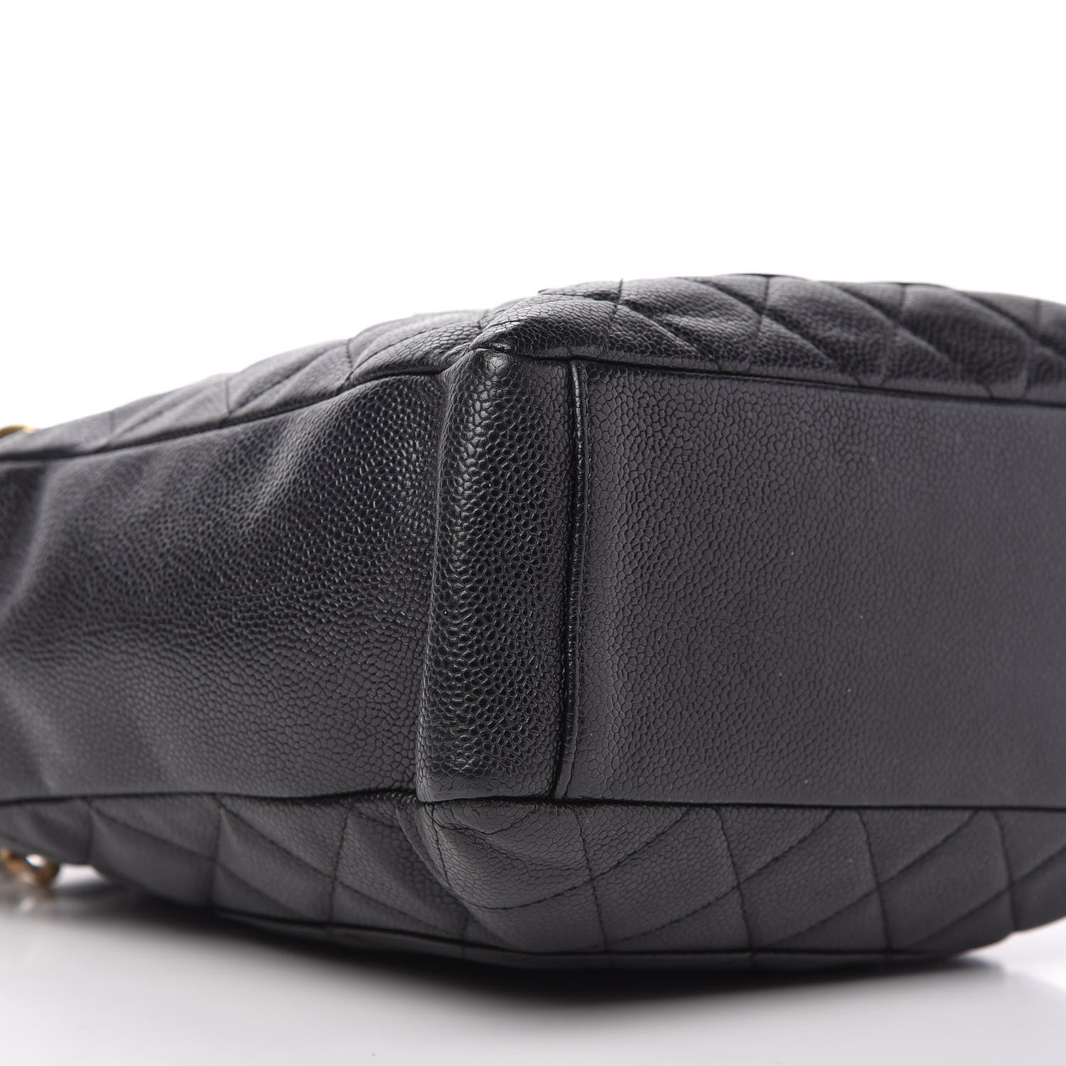 Chanel Caviar Quilted Petit Shopping Tote PST Black 6 of 9