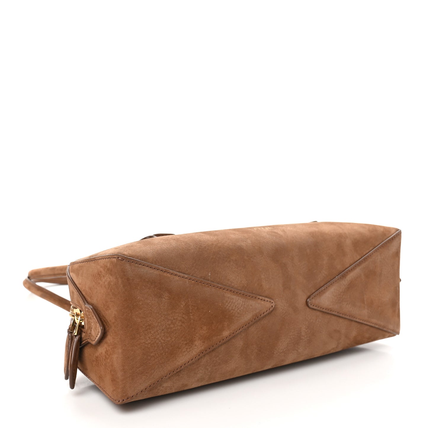 Nubuck Medium Le Teckel Bag Brown