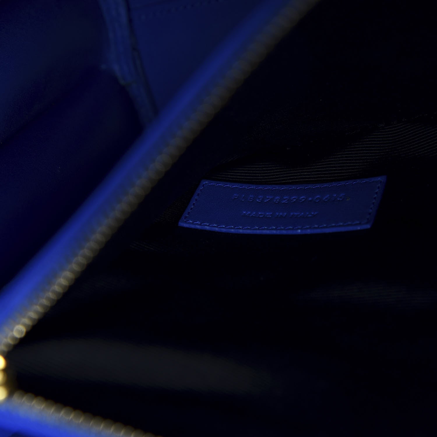Saint Laurent Calfskin Small Sac De Jour Black Royal Blue 8 of 9