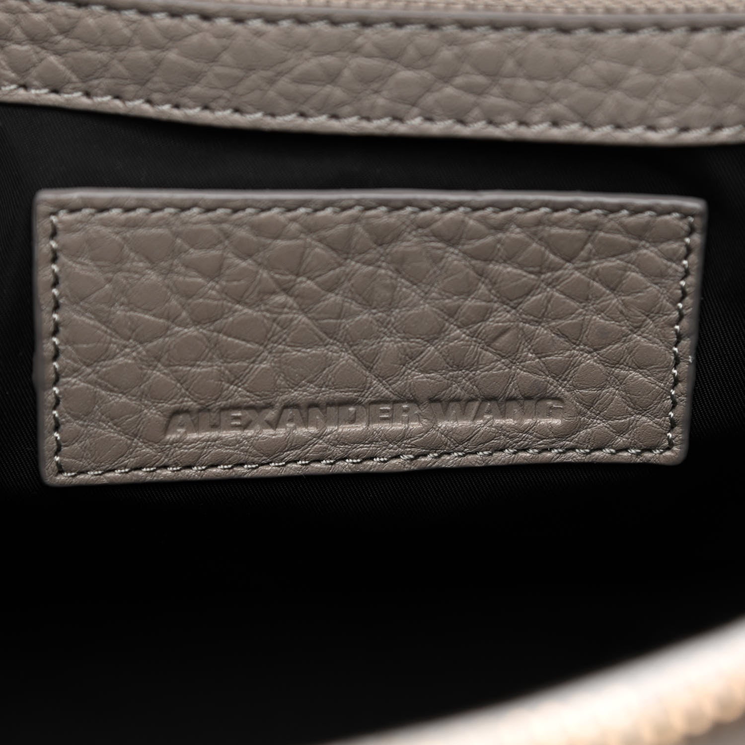 Alexander Wang Pebbled Lambskin Rockie Oyster Pale Gold Hardware 10 of 19