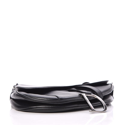 Christian Dior Calfskin Saddle Bag Black 4 of 10