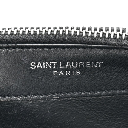 Saint Laurent Grain De Poudre Clasic Kate Monogram Tassel Chain Wallet Argento 7 of 19