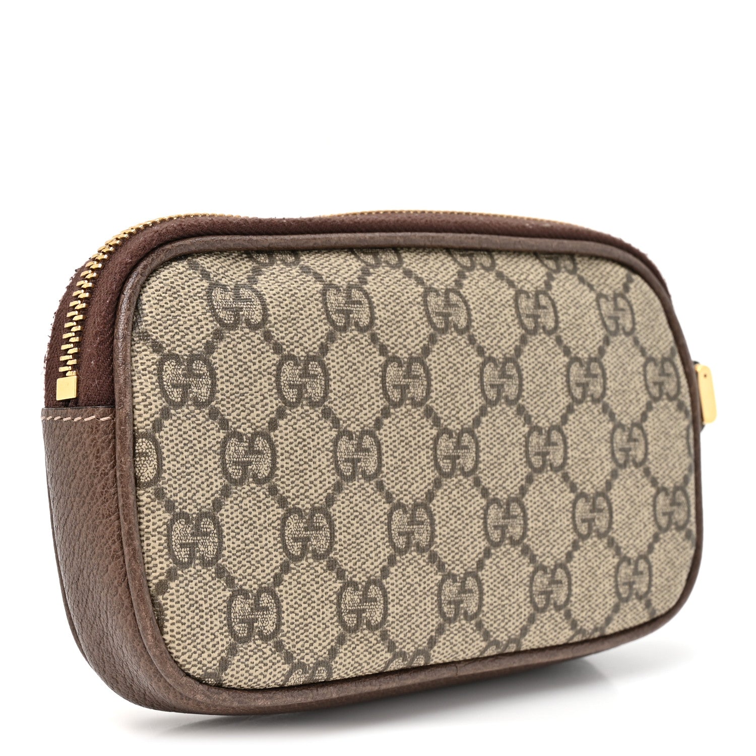 Gucci GG Supreme Monogram Ophidia Phone Case Wristlet Brown Brown 3 of 9