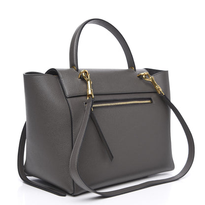 Celine Grained Calfskin Mini Belt Bag Grey 2 of 8
