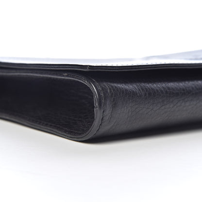 Gucci Pebbled Calfskin Medium Soho Clutch Black 10 of 12
