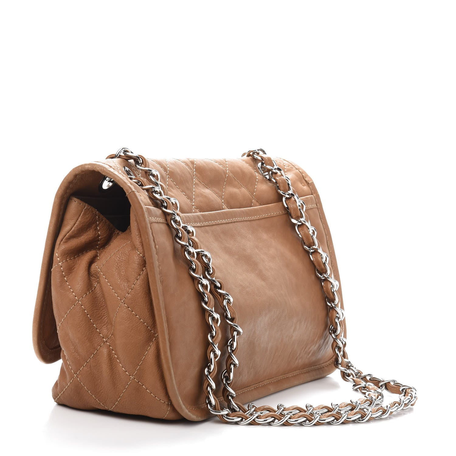 Chanel Calfskin Medium Natural Beauty Flap Light Brown 2 of 11