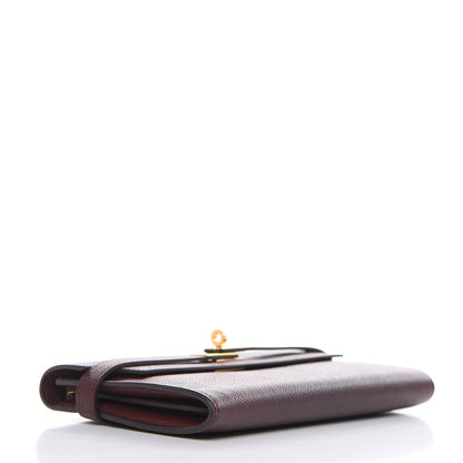 Hermes Epsom Kelly Longue Wallet Bordeaux 4 of 14