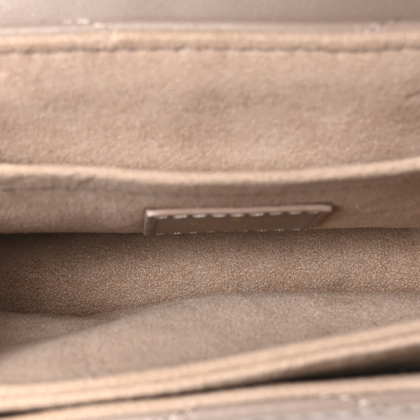 Calfskin LV New Wave Chain Bag Taupe