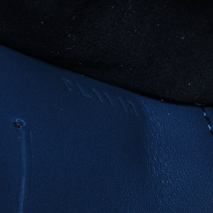 Louis Vuitton Calfskin Louise Clutch Blue 7 of 7