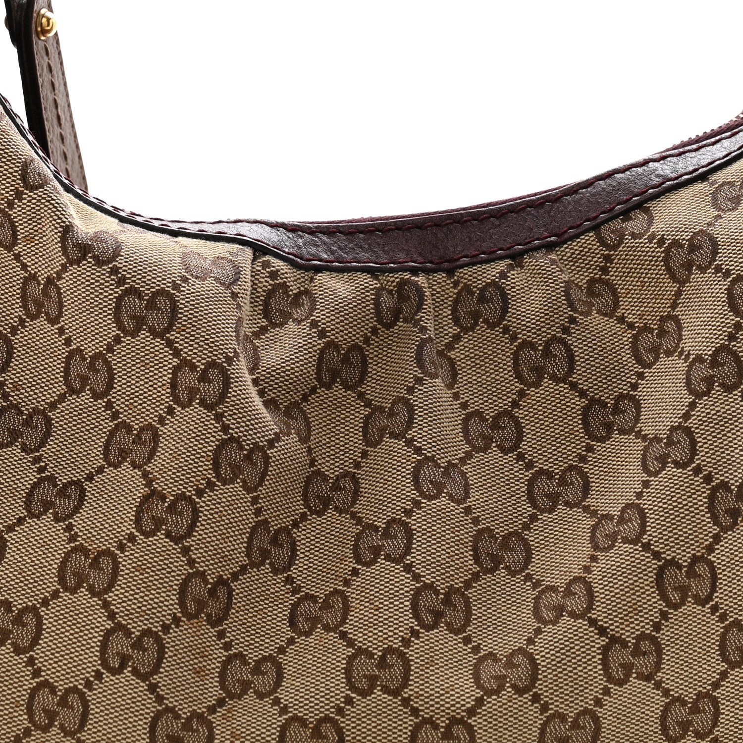 Gucci Monogram Large GG Twins Hobo Dark Brown 8 of 13