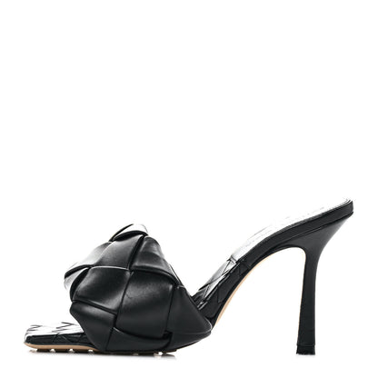 Bottega Veneta Nappa Maxi Intrecciato Lido Mule Sandals 36 Black 1 of 9