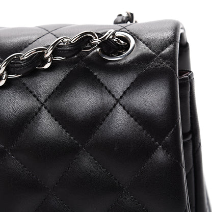 Chanel Lambskin Quilted Jumbo Double Flap Black 18 of 19