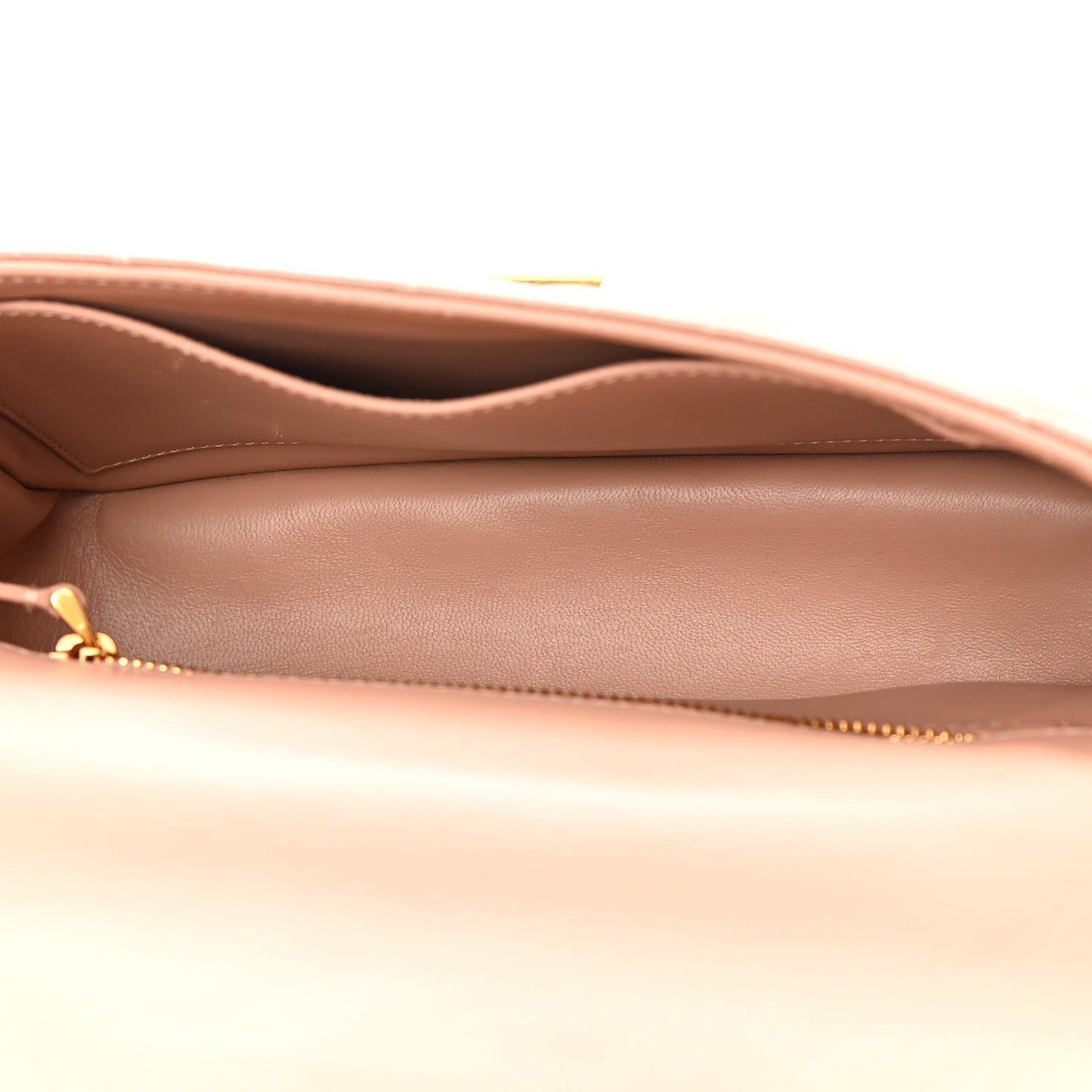 Grained Calfskin Cannage Small Caro Bag Rose De Vents