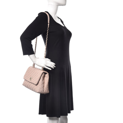 Chanel Caviar Quilted Small Coco Handle Flap Light Beige 2 of 10