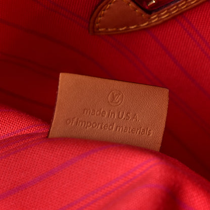 Louis Vuitton Damier Azur Delightful MM Pink 8 of 10