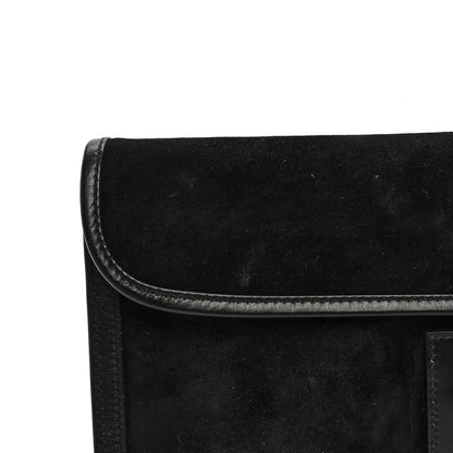 Hermes Veau Doblis Swift Jige Elan 29 Clutch Black 8 of 9