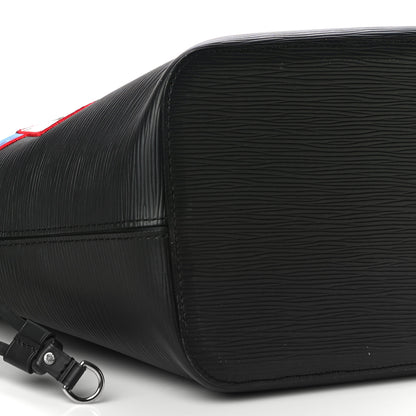 Louis Vuitton Epi Stickers Neverfull MM Black 10 of 12