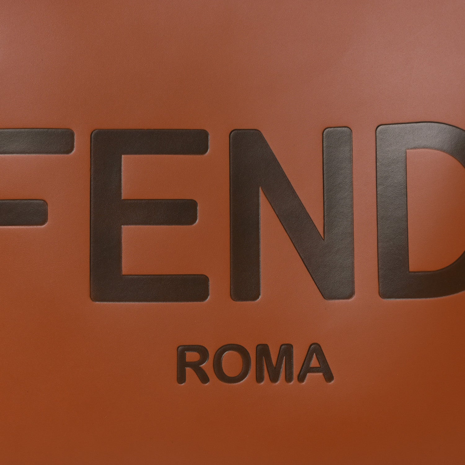 Fendi Vitello King Plexiglass Medium Fendi Sunshine Shopper Tote Cuoio 7 of 11