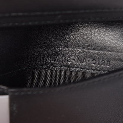 Christian Dior Lambskin Cannage Small Lady Dior Flap Card Holder Black 7 of 12