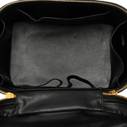 Chanel Caviar CC Vanity Train Case Black 5 of 11