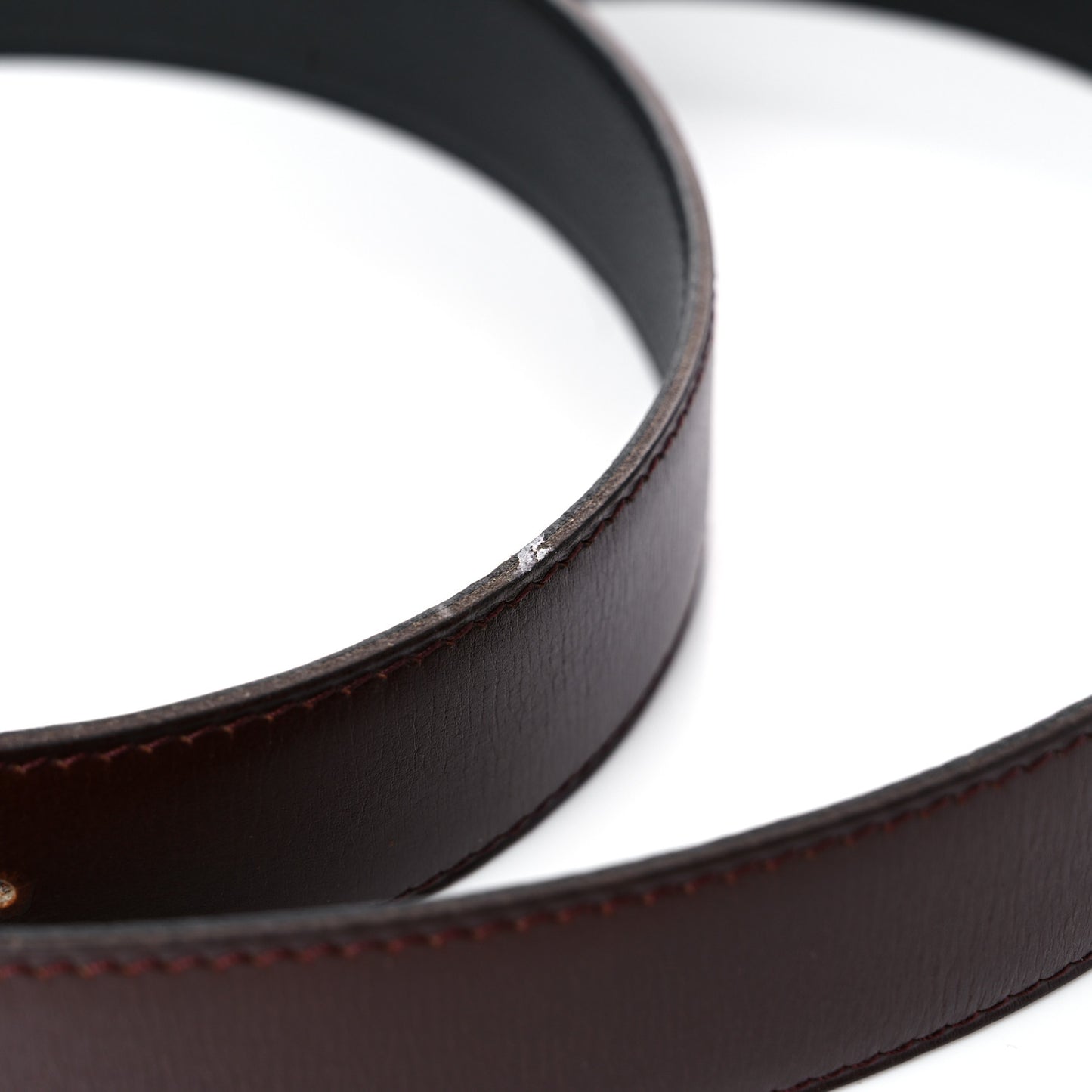 Box Togo 32mm Belt Strap 80 Rouge H Black