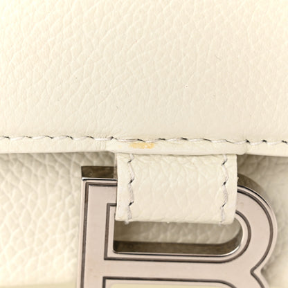 Balenciaga Grained Calfskin Small Hourglass Top Handle Bag White 13 of 16