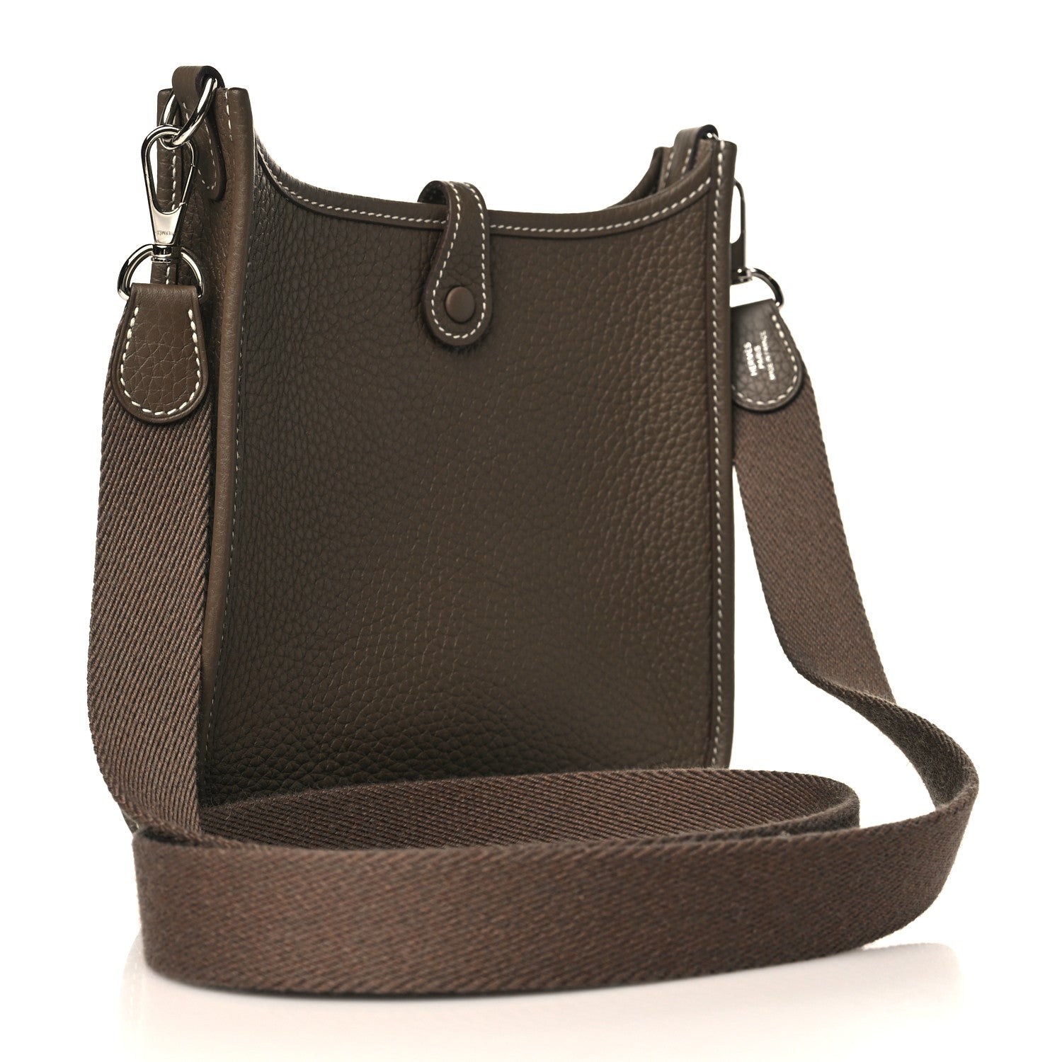 Hermes Taurillon Clemence Evelyne TPM Etoupe 3 of 10