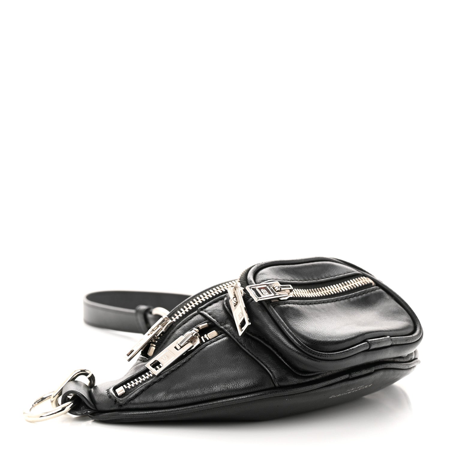 Alexander Wang Lambskin Mini Attica Belt Bag Black 4 of 11