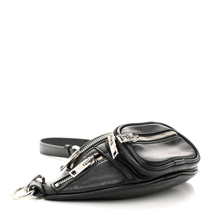 Alexander Wang Lambskin Mini Attica Belt Bag Black 4 of 11