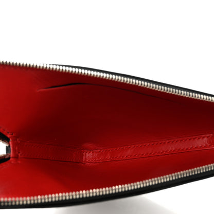 Balenciaga Shiny Day Calfskin M Triangle Pouch Black 5 of 6