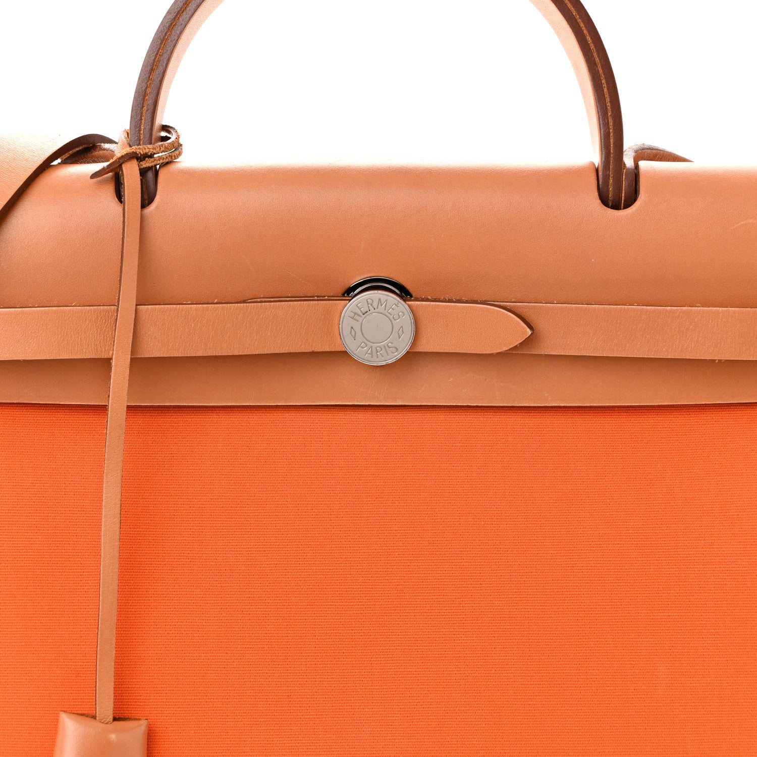 Hermes Toile Vache Hunter Herbag Zip 31 PM Orange 9 of 12